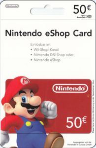 euro nintendo eshop card