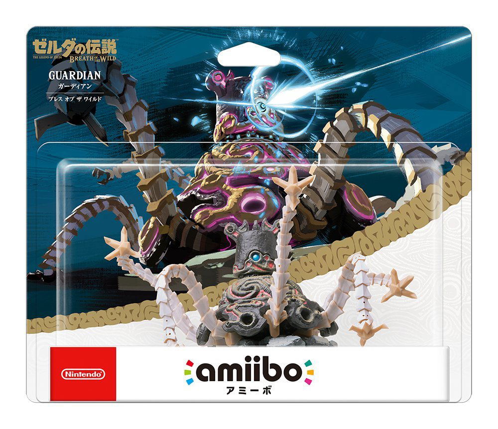 Amiibo The Legend Of Zelda Breath Of The Wild Series Figure Guardian