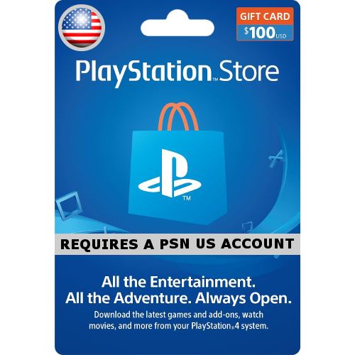 PSN Card 100 USD | Playstation Network 