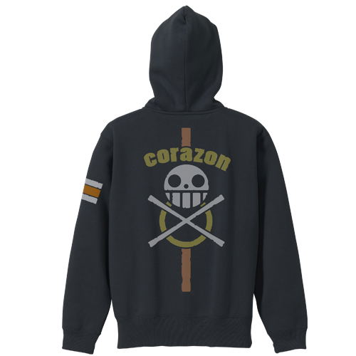 One Piece Law Corazon Hoodie Black L Size