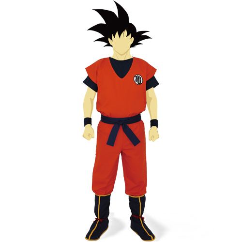 Dragon Ball Kai Son Goku Cosplay Costume set Japan Size L Uniform Official 
