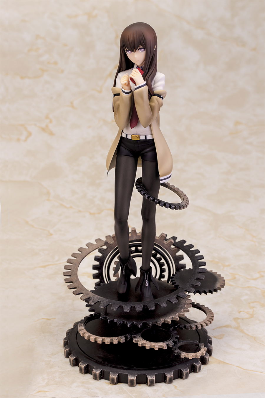 Steins Gate 1 7 Scale Pre Painted Figure Makise Kurisu