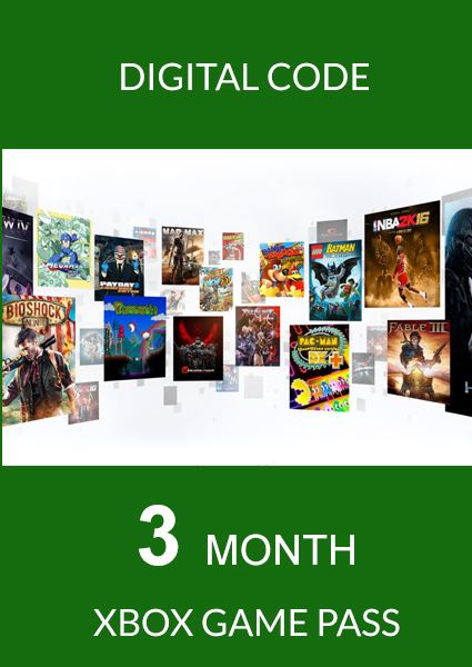 xbox game pass for 3 months