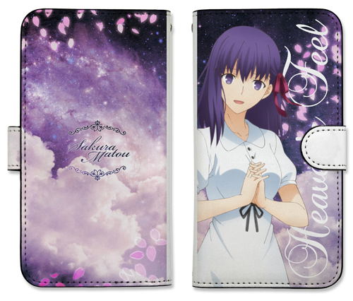 Fate Stay Night Heaven S Feel Sakura Matou Book Style Smartphone Case 138