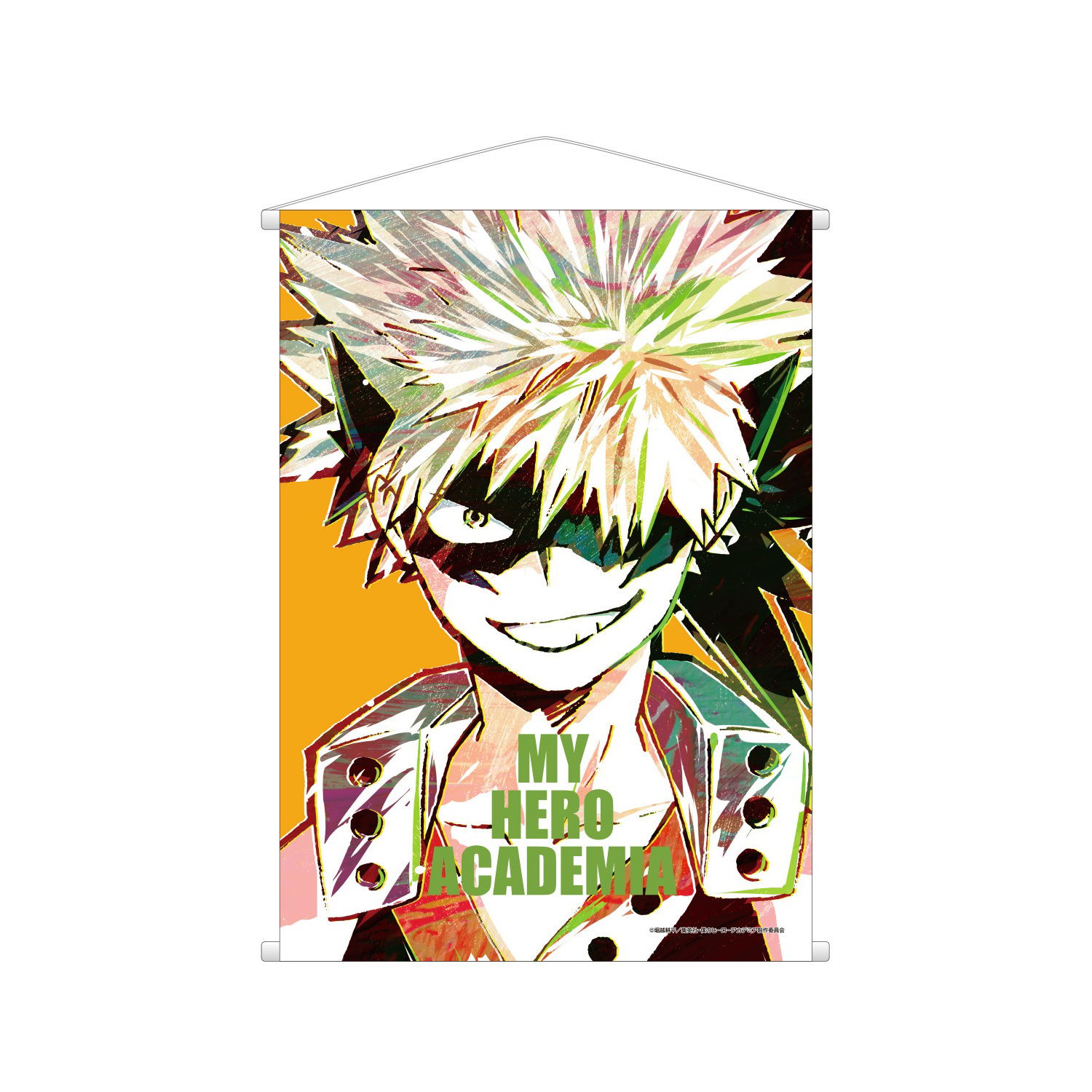 My Hero Academia Ani Art Wall Scroll Katsuki Bakugo Re Run