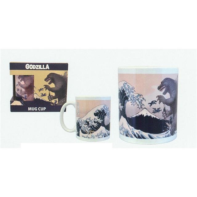 Mount Fuji And Giant Monster Godzilla Mug Cup