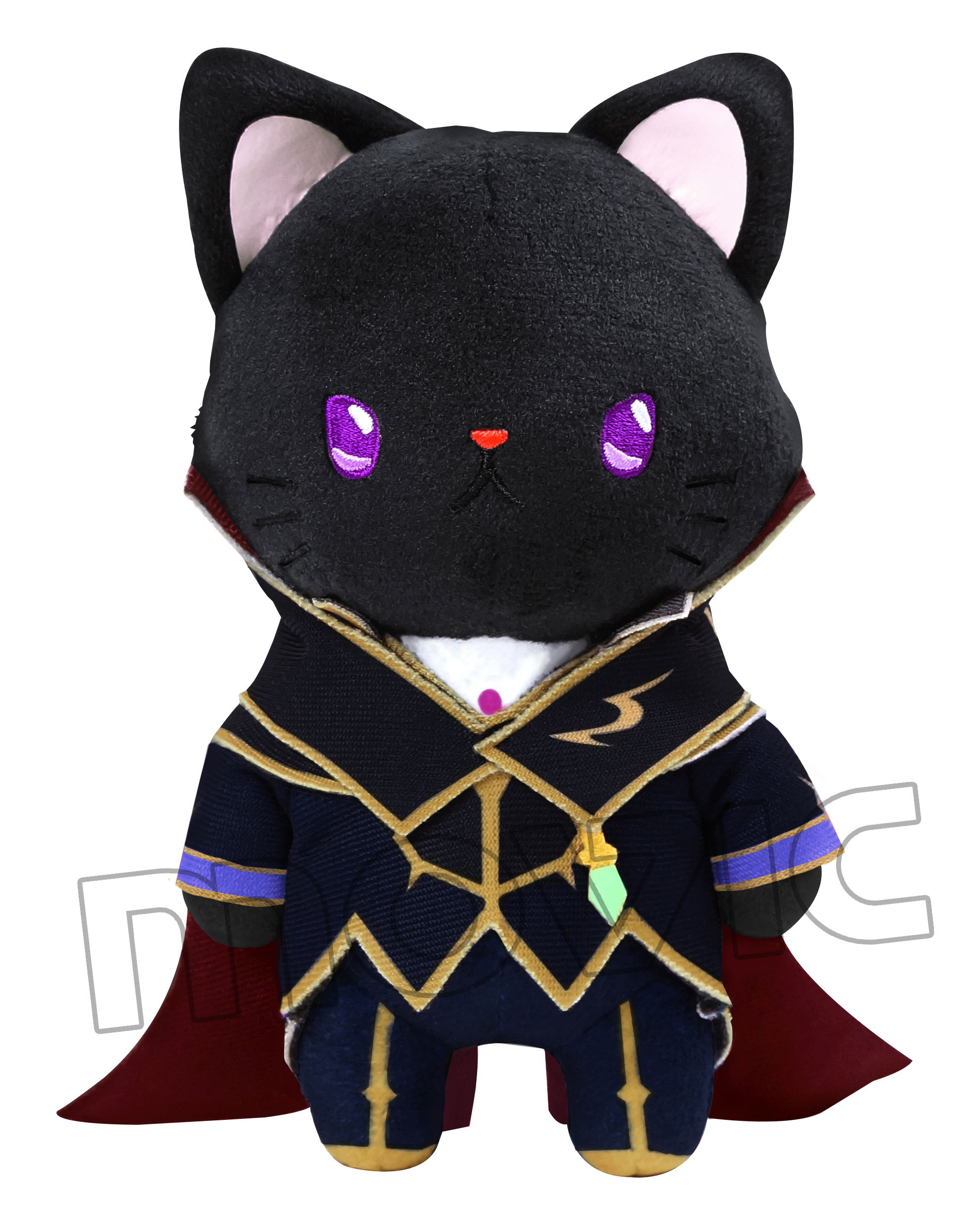 Code Geass Lelouch Of The Re Surrection With Cat Plush Key Chain With Eye Mask Lelouch