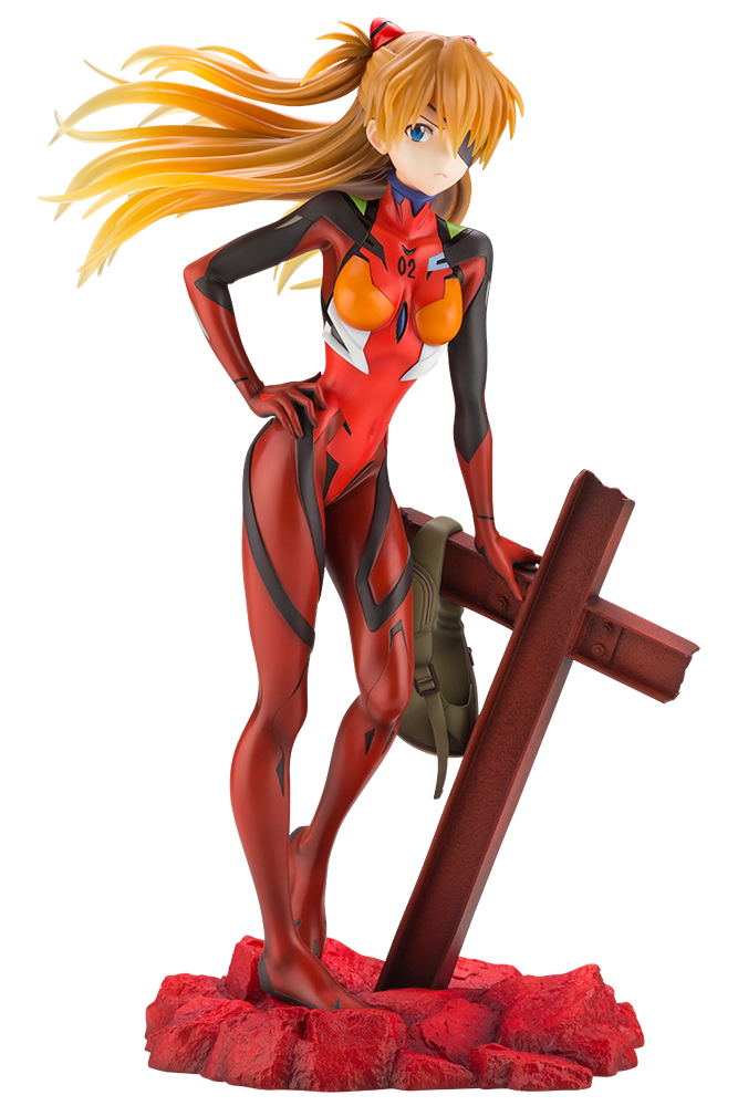 Evangelion 3 0 1 0 1 6 Scale Pre Painted Figure Asuka Shikinami Langley