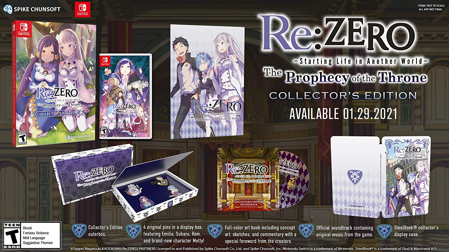 Re Zero Starting Life In Another World The Prophecy Of The Throne Collector S Edition