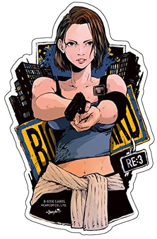 Capcom X B Side Label Sticker Girl Jill