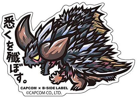 Capcom X B Side Label Sticker Monster Hunter Kotogotoku Wo Horobosu