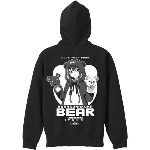 Kuma Kuma Kuma Bear Yuna Zip Hoodie Black L Size