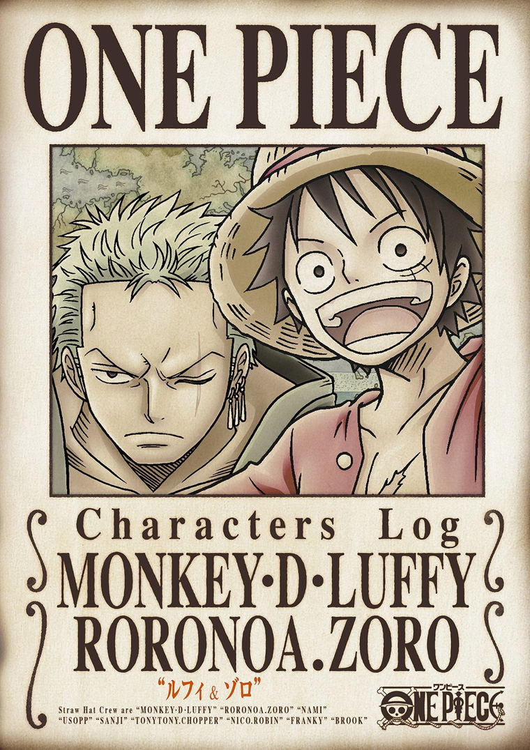 One Piece Characters Log Luffy And Zoro One Piece Characters Log Luffy And Zoro