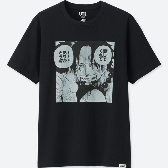 Buy Ut Jump 50th Anniversary One Piece Portgas Men S T Shirt Black Xl Size