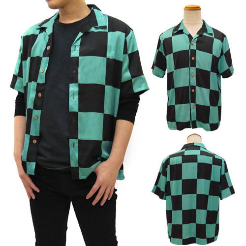 tanjiro button up shirt