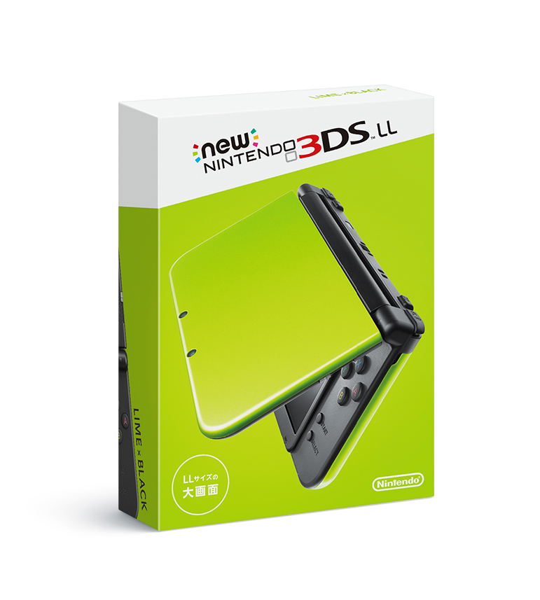 New Nintendo 3DS LL (Lime x Black) (Japan)