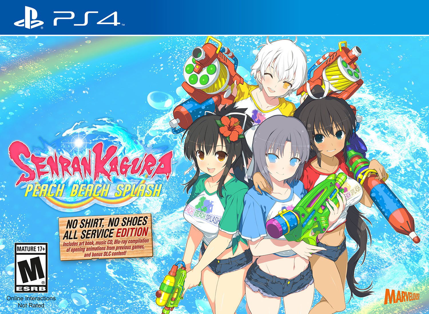 Senran Kagura: Peach Beach Splash [No Shirt, No Shoes, All Service Edition] (US)