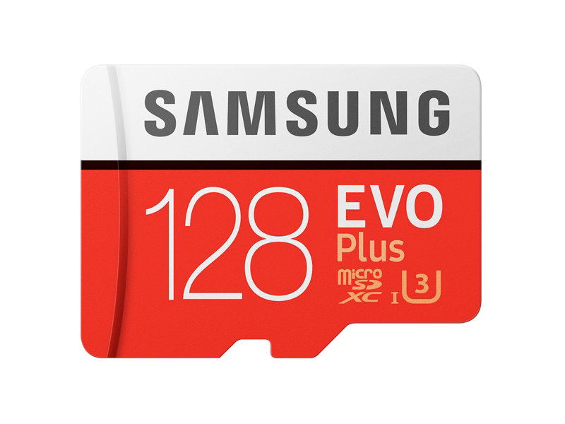 Samsung microSDXC EVO Plus 128GB, UHS-I U3/Class 10 (2017)