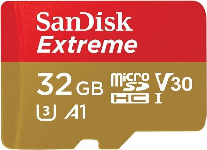 SanDisk Extreme microSDHC Kit 32GB, 100MB/s, UHS-I A1/Class 10