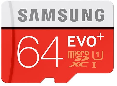 Samsung microSDXC EVO Plus 64GB Kit, UHS-I U1/Class 10 (2017)