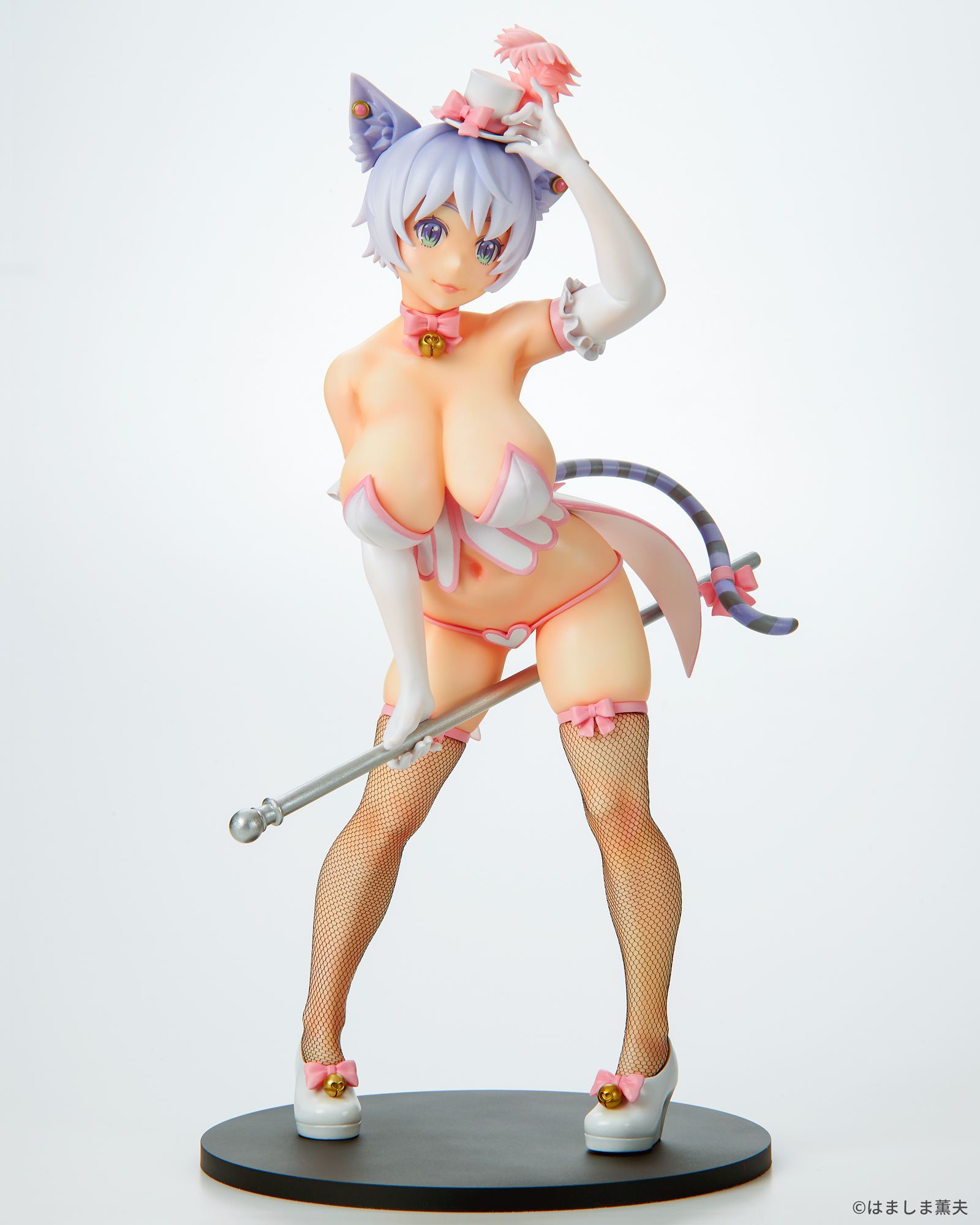 Original Character 1/7 Scale Pre-Painted Figure: Burlesque Cat Bell White Cat Ver.