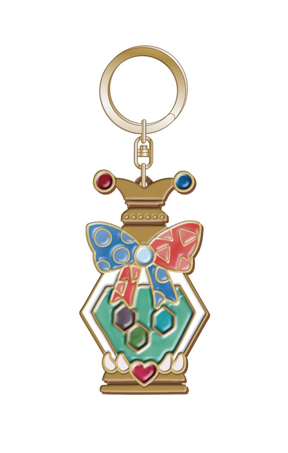 Kirby's Dream Land - KIRBY Mystic Perfume Stained Glass Style Key Chain Marx Twinkle