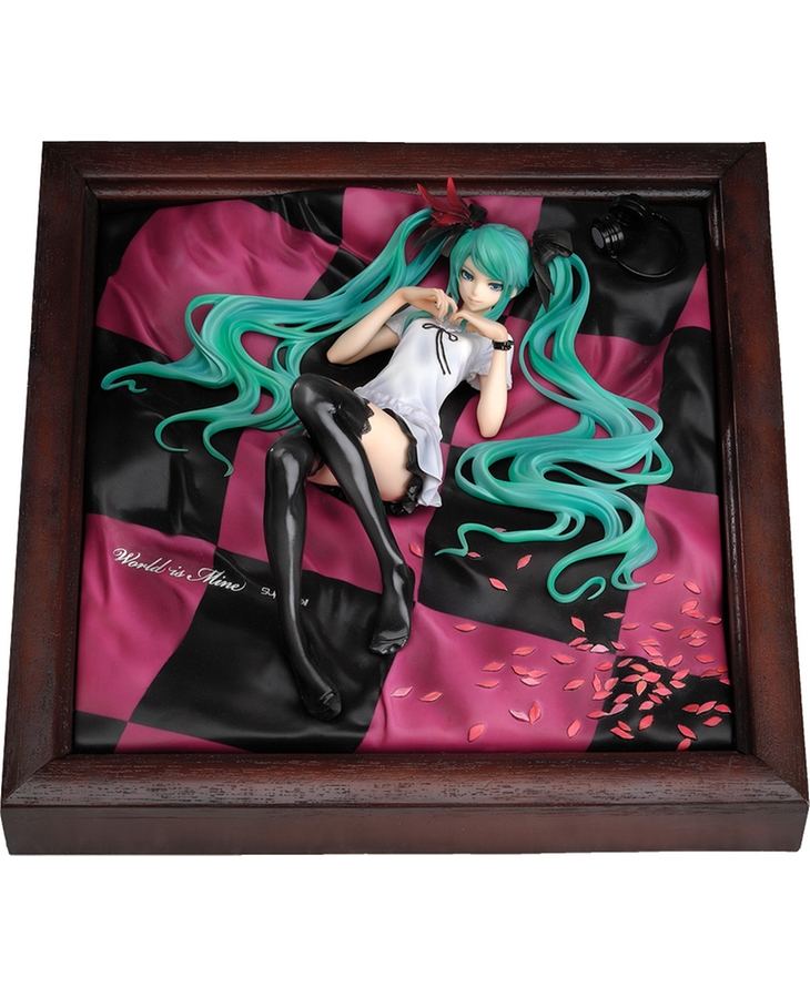 Character Vocal Series Miku Hatsune 1/8 Scale Pre-Painted Figure: supercell feat. Hatsune Miku World is Mine (Brown Frame) (Re-run) Good Smile