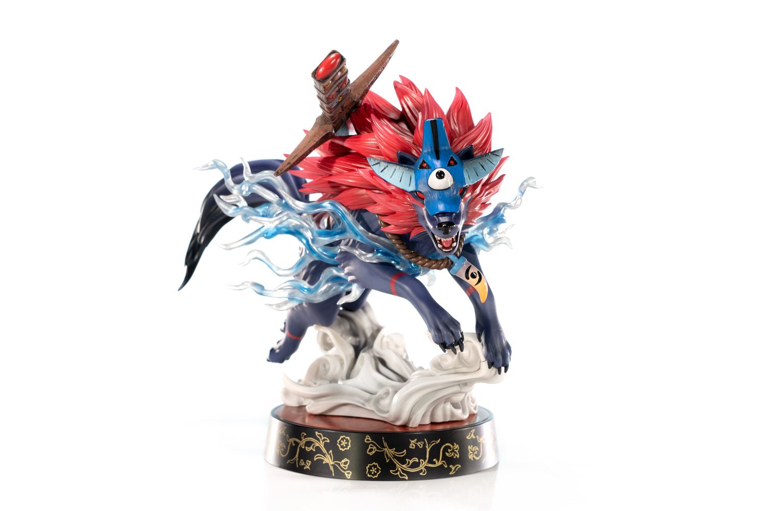Okami PVC Painted Statue: Oki (Wolf Form) [Standard Edition] First4Figures