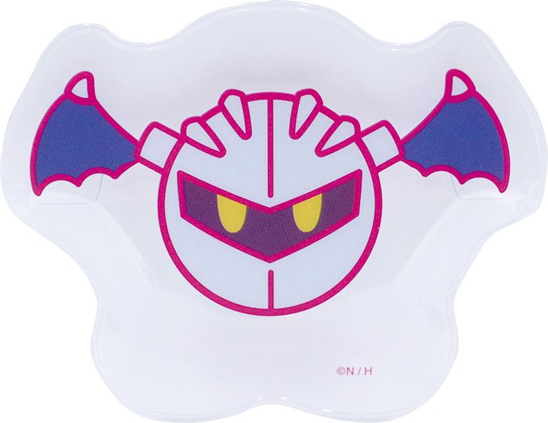 Kirby's Dream Land Kirby Muteki! Suteki! Closet Kirby Shaped Can Badge Cover 5 Character Costume (Meta Knight) Ensky
