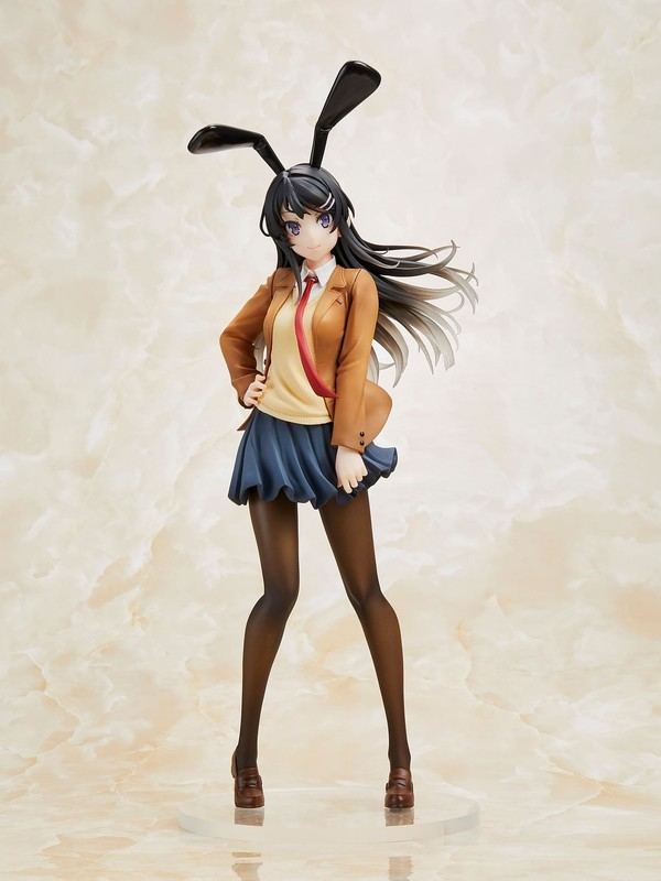 Rascal Does Not Dream of Bunny Girl Senpai Pre-Painted Coreful Figure: Sakurajima Mai Uniform Bunny Ver. Taito