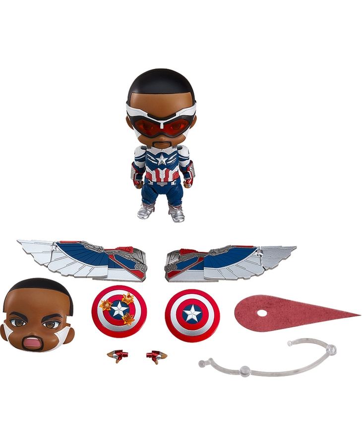 Nendoroid No. 1618-DX The Falcon and The Winter Soldier: Captain America (Sam Wilson) DX Good Smile