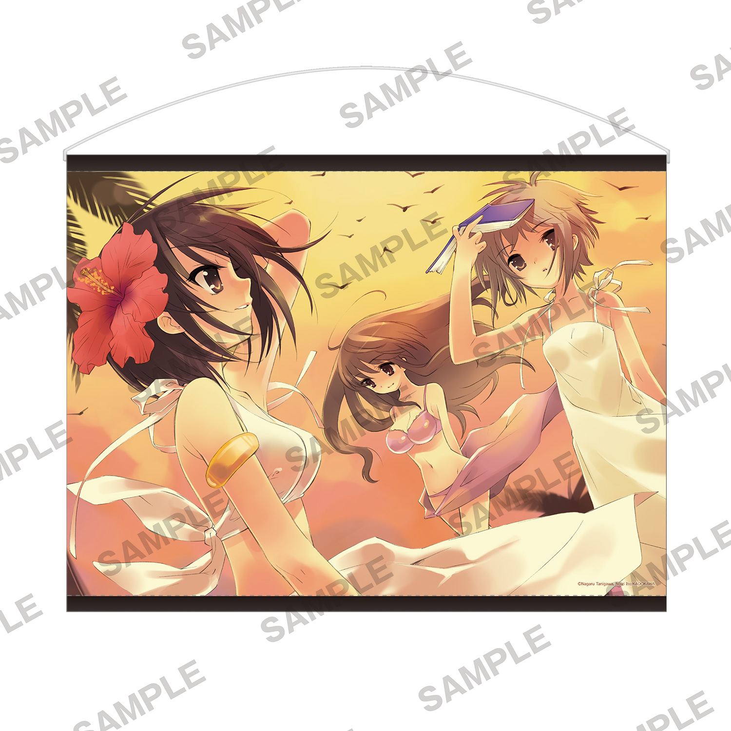 Haruhi Suzumiya Series: Summer Ver. -Sunset- B2 Wall Scroll Kadokawa Shoten