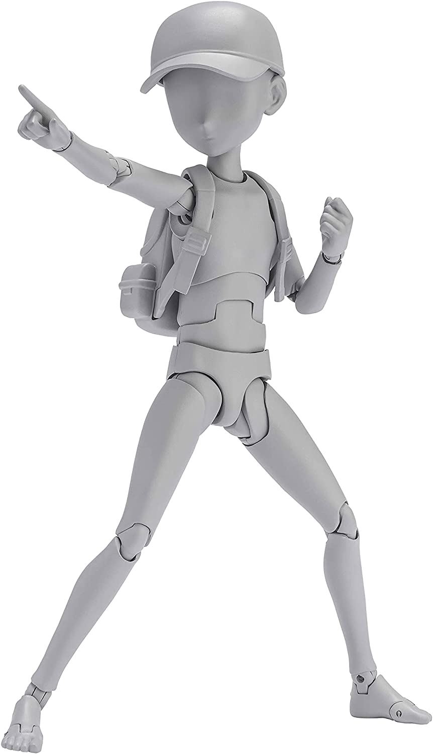 S.H.Figuarts Body-kun: Ken Sugimori Edition DX Set (Gray Color Ver.) Tamashii (Bandai Toys)