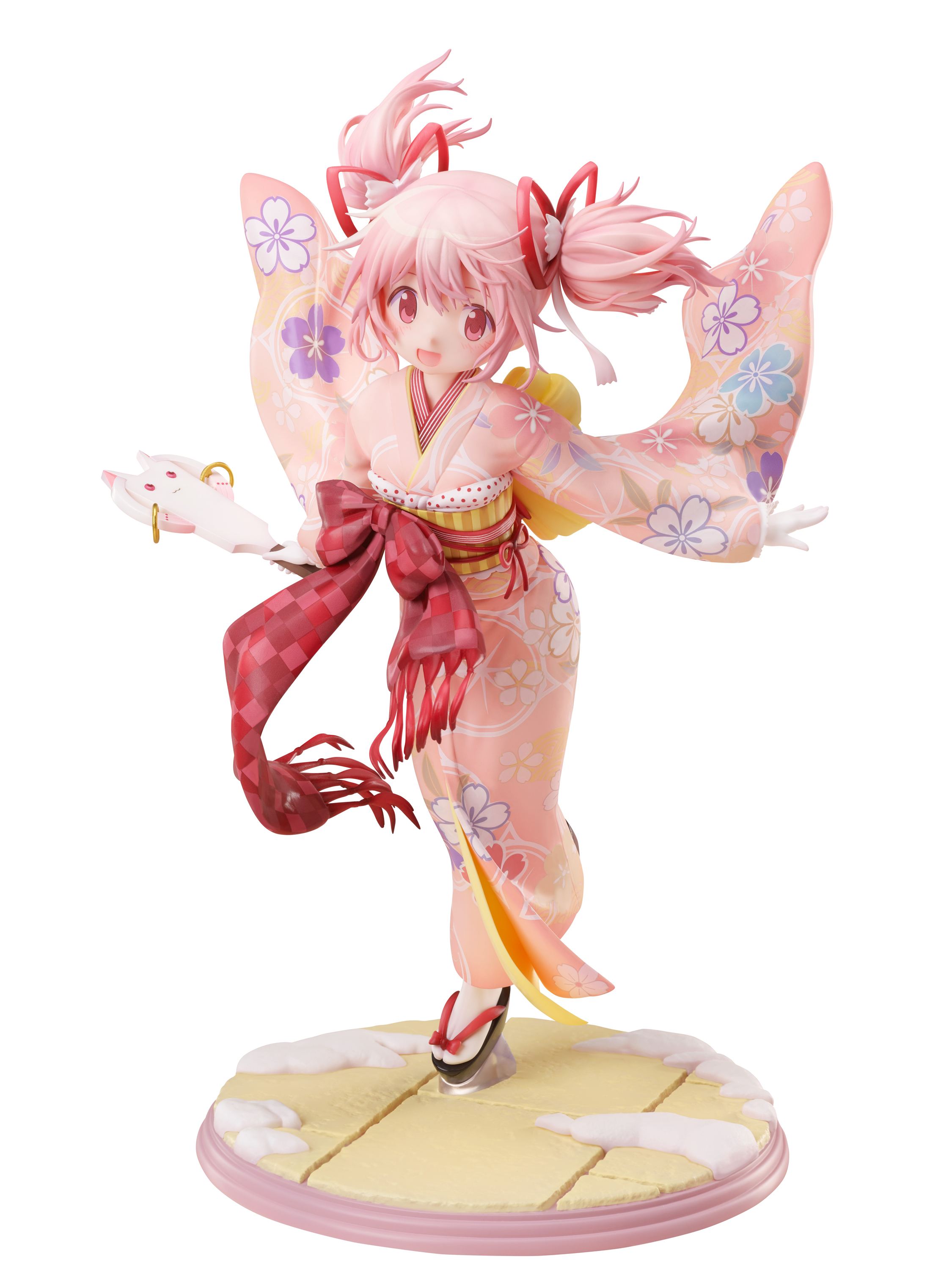 Magia Record Puella Magi Madoka Magica Side Story 1/7 Scale Pre-Painted Figure: Madoka Kaname Kimono Ver. FuRyu