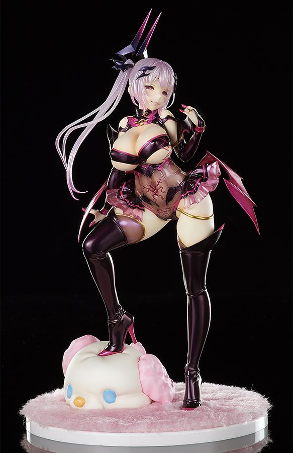 Kuuki Sato Personnage Original Figurine Pré-peinte à l'échelle 1/7 : Chat Rose Eviltia