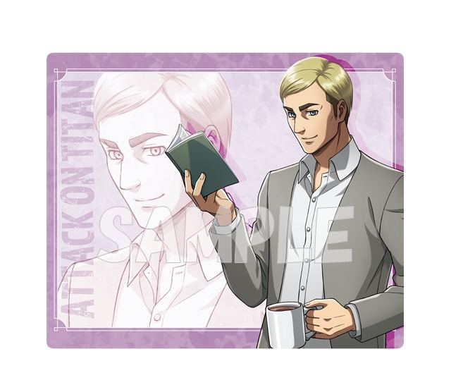 Attack On Titan Mouse Pad: Erwin Y Line