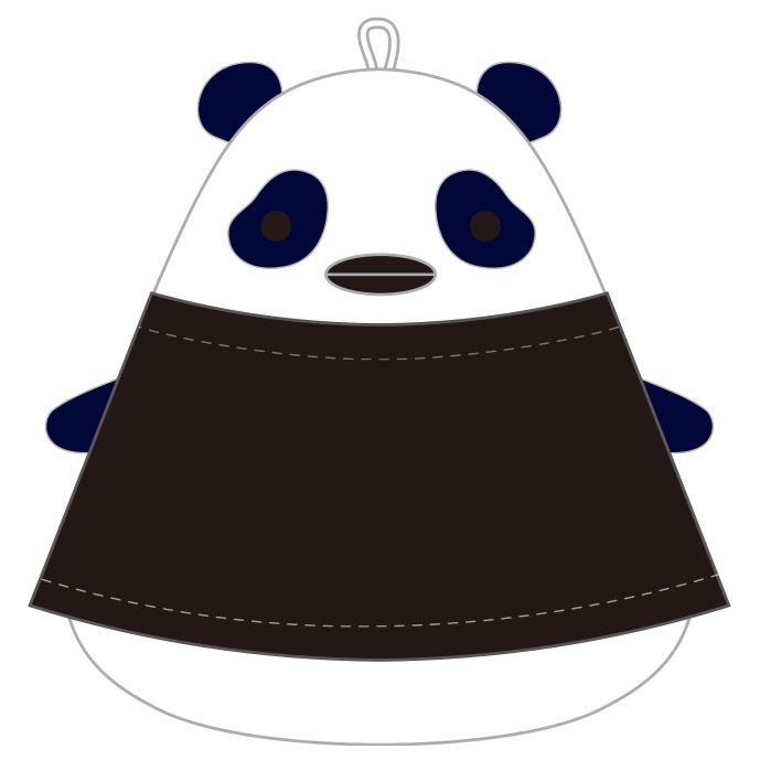 ChunColle Jujutsu Kaisen 0: The Movie Plush Key Chain: Panda TOHO