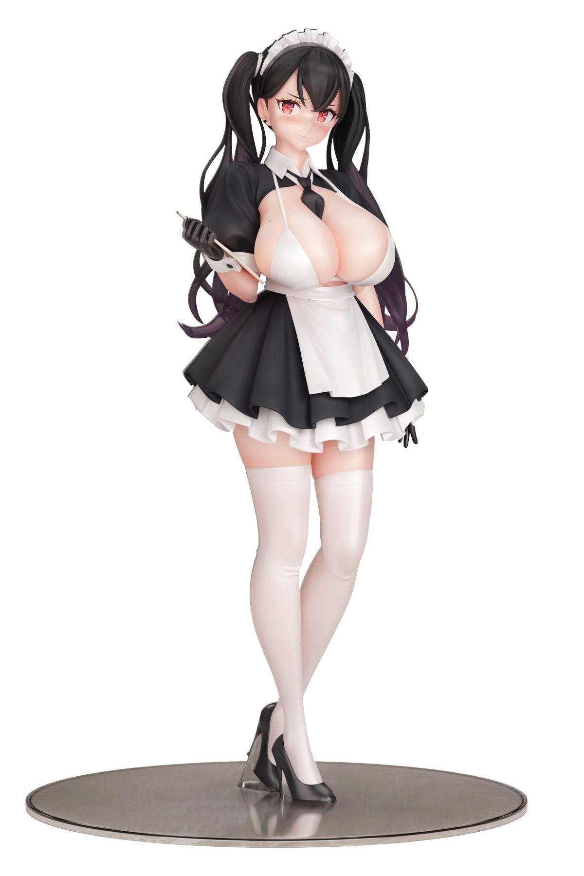 POPQN Original Illustration 1/6 Scale Pre-Painted Figure: High Hourly Wage Maid Cafe Clerk B'full Fots Japan