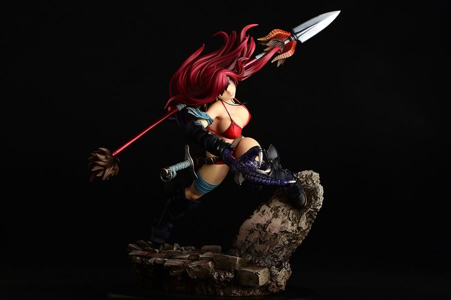 Fairy Tail 1/6 Scale Pre-Painted Figure: Erza Scarlet The Knight Ver. Another Color :Black Armor: Orca Toys