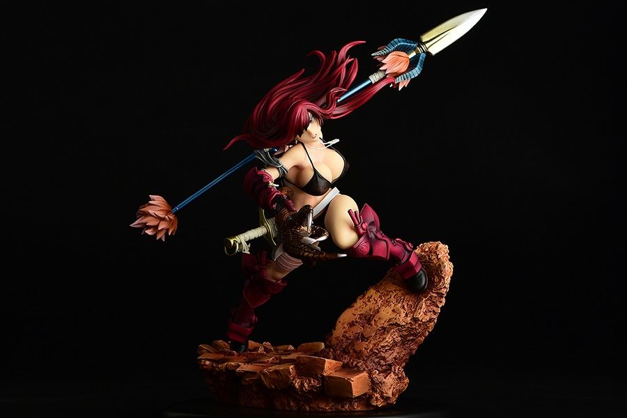 Fairy Tail 1/6 Scale Pre-Painted Figure: Erza Scarlet The Knight Ver. Another Color :Red Armor: Orca Toys
