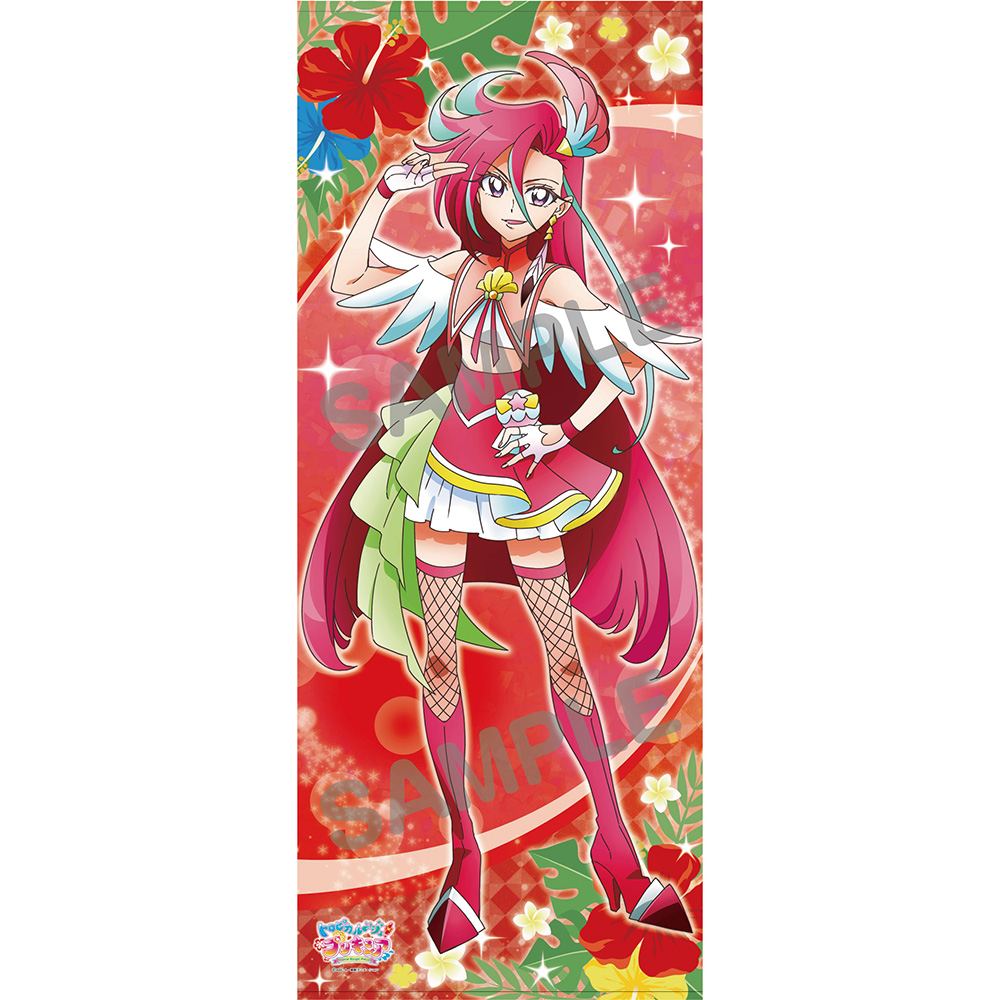 Tropical-Rouge! Precure Life-Size Wall Scroll: Cure Flamingo Ensky