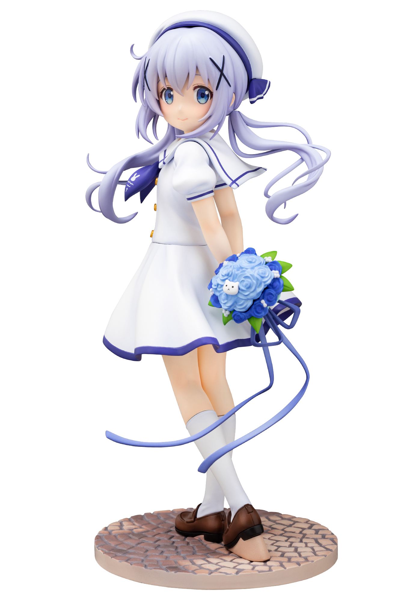 Is the Order a Rabbit? 1/7 Scale Pre-Painted Figure: Chino (Summer Uniform) (Re-run) Plum