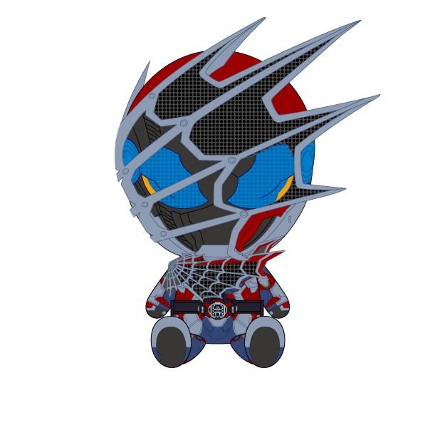 Kamen Rider Revice Chibi Plush: Kamen Rider Demons Bandai Entertainment
