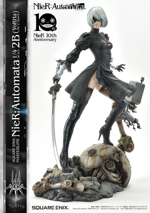 Square Enix Masterline Nier Automata 1 4 Scale Pre Painted Figure Yorha No 2 Type B