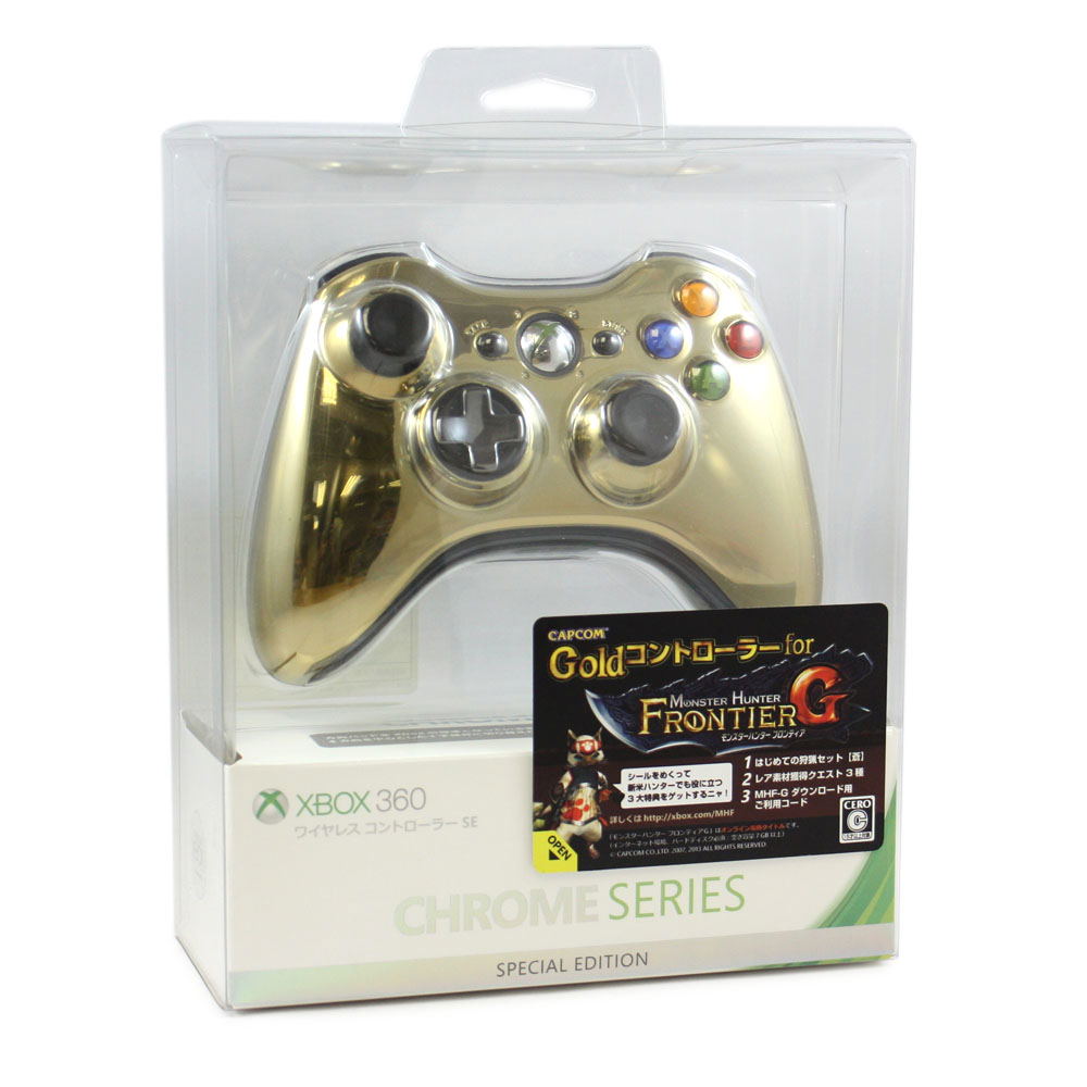 Xbox 360 Wireless Controller Se Chrome Gold