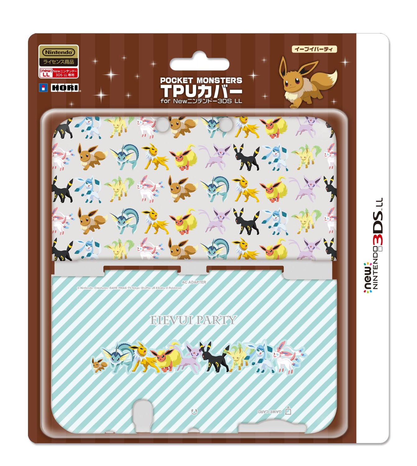 Pokemon Tpu Cover For New 3ds Ll Eievui Party