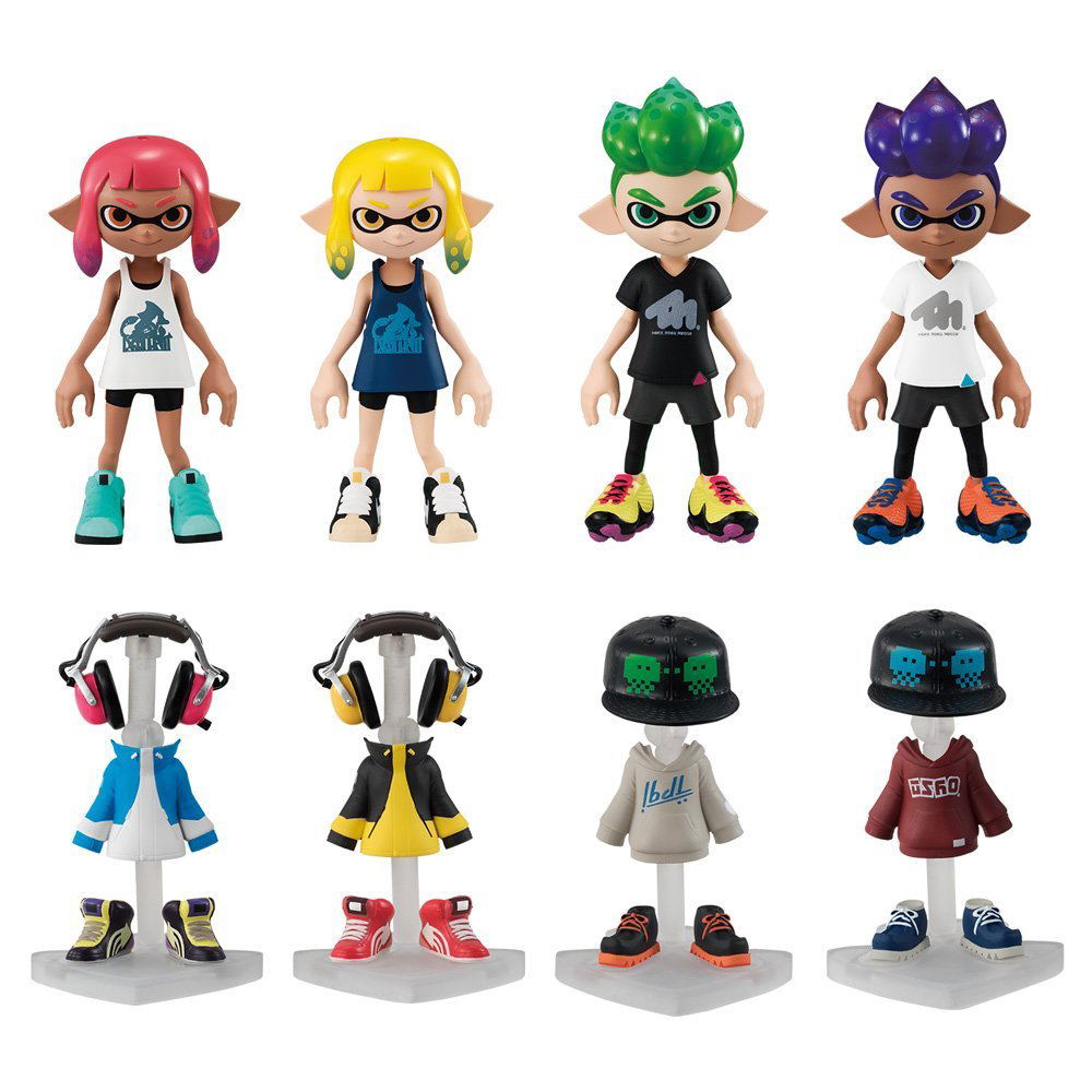 Splatoon 2 Kisekae Gear Collection Set Of 10 Pieces