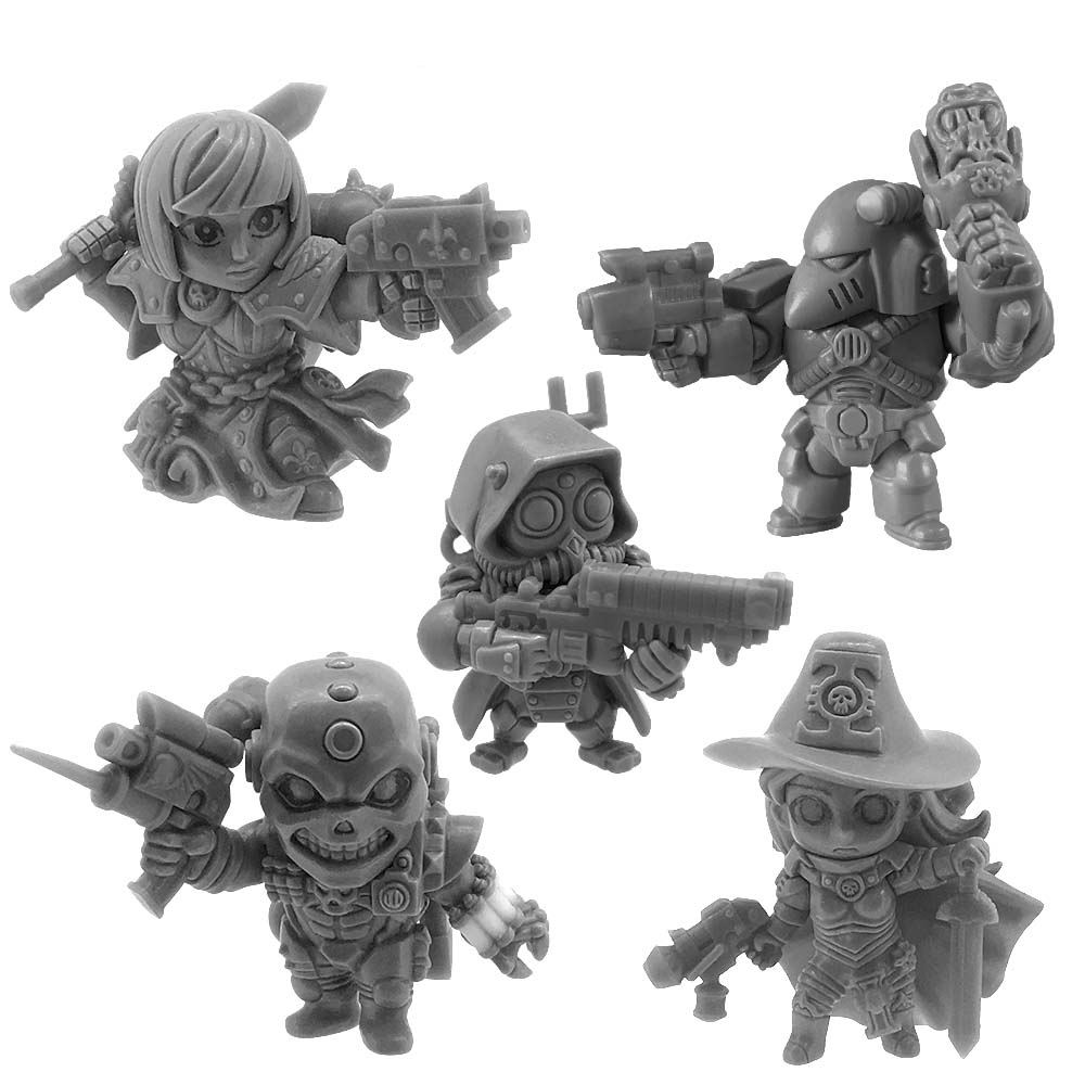 Warhammer 40,000 Chibi Figures Series 1 (Set of 5 pieces)