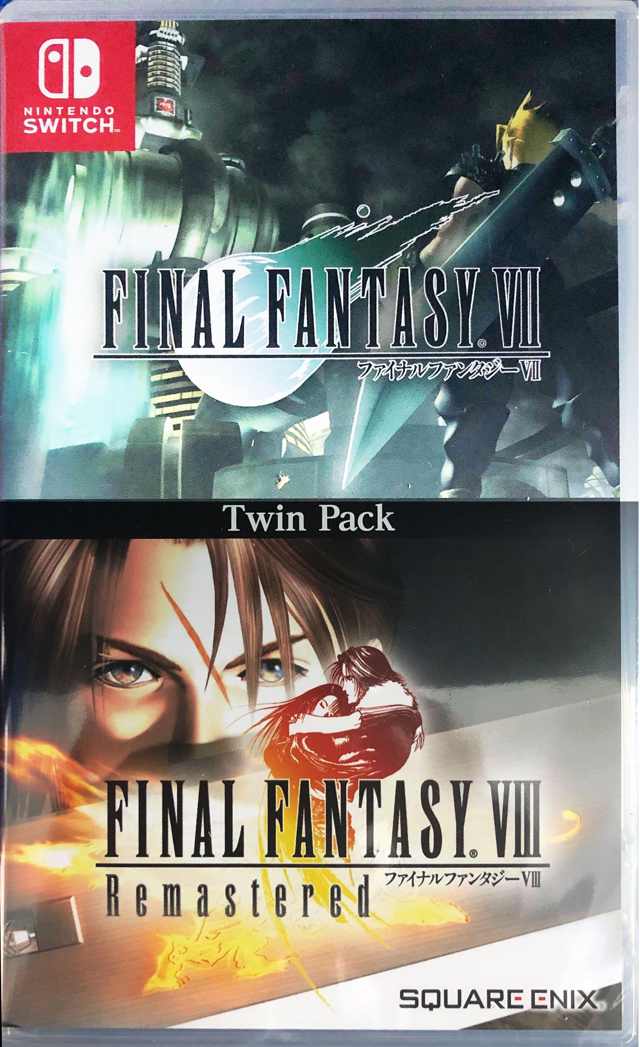 Final Fantasy Vii Final Fantasy Viii Remastered Twin Pack Multi Language Japan Cover