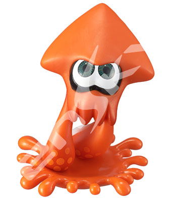 Splatoon Kumukumu Puzzle: Mini Squid Orange